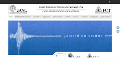 Desktop Screenshot of fct.uanl.mx