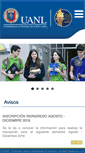 Mobile Screenshot of cideb.uanl.mx