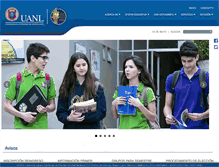 Tablet Screenshot of cideb.uanl.mx