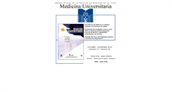Desktop Screenshot of medicinauniversitaria.uanl.mx