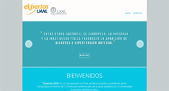 Desktop Screenshot of expertos.uanl.mx