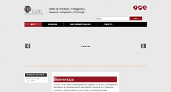 Desktop Screenshot of ciidit.uanl.mx