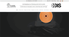Desktop Screenshot of cdis.uanl.mx
